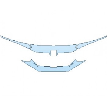 PAINT PROTECTION KIT - 2021 HONDA CIVIC SI SEDAN GRILLE - PRECUT PPF CLEAR BRA WRAP