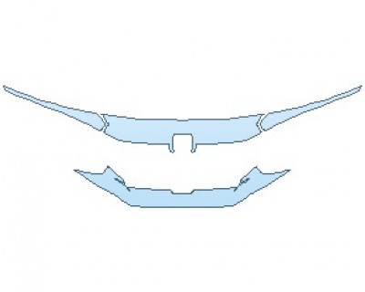 PAINT PROTECTION KIT - 2021 HONDA CIVIC SI SEDAN GRILLE - PRECUT PPF CLEAR BRA WRAP