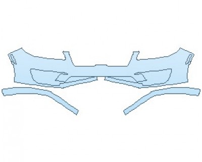 PAINT PROTECTION KIT - 2023 LINCOLN MKZ 200A BUMPER - PRECUT PPF CLEAR BRA WRAP