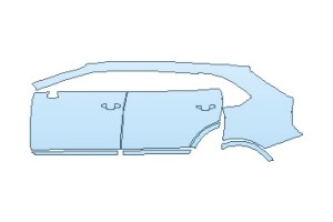 2026 BENTLEY BENTAYGA SPEED REAR QUARTER PANEL & DOORS LEFT SIDE