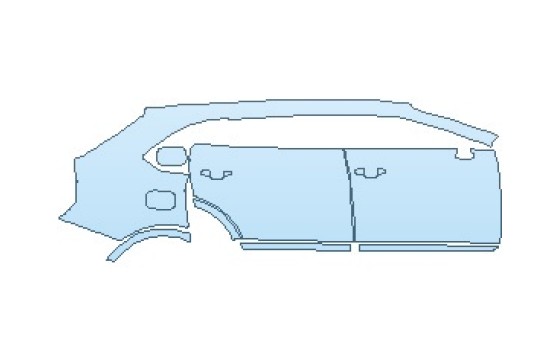 Precut PPF Kit – Clear Bra Paint Protection Film 2026 BENTLEY BENTAYGA SPEED REAR QUARTER PANEL & DOORS RIGHT SIDE - PRECUT PPF CLEAR BRA WRAP