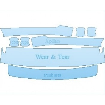 PAINT PROTECTION KIT - 2022 BENTLEY BENTAYGA SPEED COMMON WEAR AREA KIT - PRECUT PPF CLEAR BRA WRAP