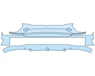 2025 BENTLEY BENTAYGA SPEED BUMPER - PRECUT PPF CLEAR BRA WRAP