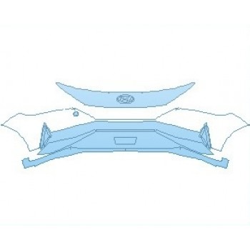 2023 HYUNDAI ELANTRA LIMITED BUMPER WITH TOW HOLE