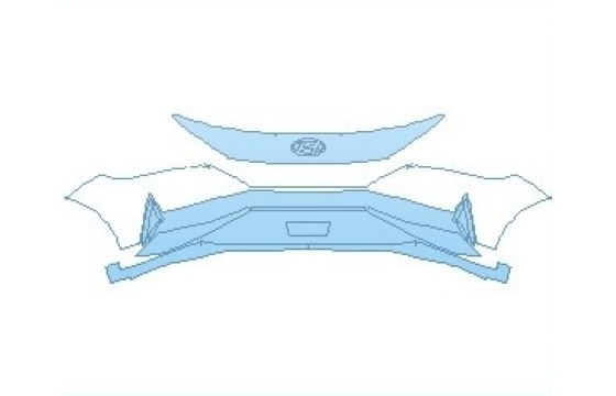 PAINT PROTECTION KIT - 2027 HYUNDAI ELANTRA LIMITED BUMPER - PRECUT PPF CLEAR BRA WRAP