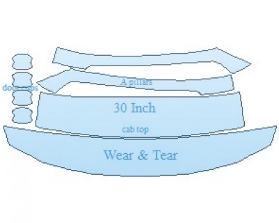 PAINT PROTECTION KIT - 2024 HYUNDAI ELANTRA LIMITED COMMON WEAR AREA KIT - PRECUT PPF CLEAR BRA WRAP