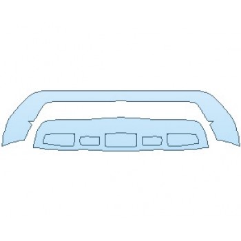 PAINT PROTECTION KIT - 2019 MERCEDES GLC CLASS 300 COUPE LOWER BUMPER KIT - PRECUT PPF CLEAR BRA WRAP