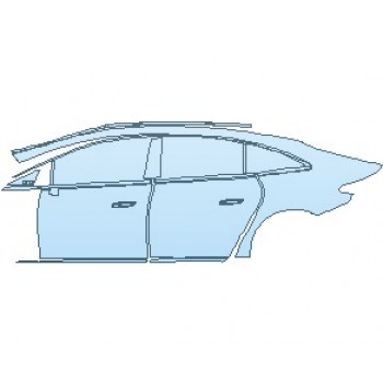 2023 MERCEDES EQS 580 SEDAN REAR QUARTER PANEL & DOORS LEFT