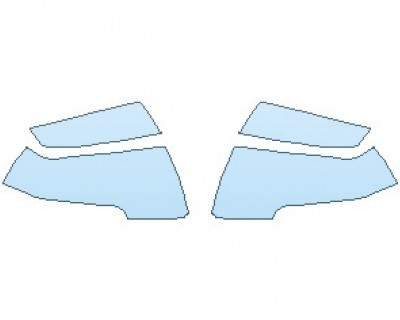 PAINT PROTECTION KIT - 2023 CHEVROLET TRAVERSE HIGH COUNTRY MIRRORS - PRECUT PPF CLEAR BRA WRAP