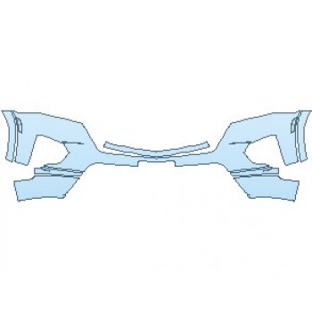 PAINT PROTECTION KIT - 2023 CHEVROLET TRAVERSE PREMIER BUMPER - PRECUT PPF CLEAR BRA WRAP