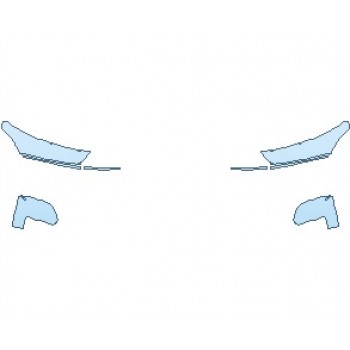 PAINT PROTECTION KIT - 2023 CHEVROLET TRAVERSE PREMIER LIGHTS - PRECUT PPF CLEAR BRA WRAP