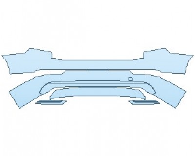 2024 VOLVO XC90 R-DESIGN REAR BUMPER