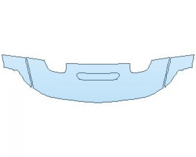 PAINT PROTECTION KIT - 2024 RAM 1500 TRX HOOD (NO WRAPPED EDGES) - PRECUT PPF CLEAR BRA WRAP