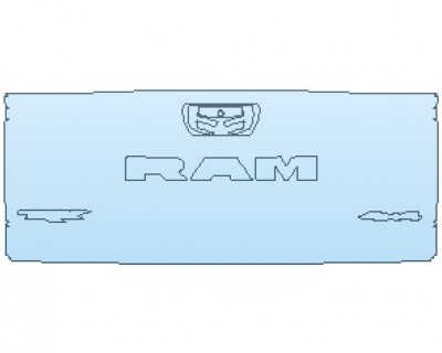 2023 RAM 1500 TRX TAILGATE WITH TRX AND 4X4 EMBLEM