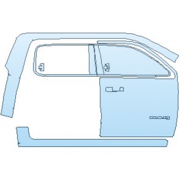 PAINT PROTECTION KIT - 2024 RAM 1500 TRX CREW CAB DOOR SURROUND AND FRONT DOOR RIGHT - PRECUT PPF CLEAR BRA WRAP