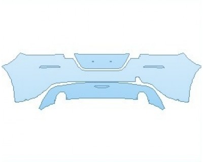 PAINT PROTECTION KIT - 2021 BMW Z4 SPORT LINE REAR BUMPER - PRECUT PPF CLEAR BRA WRAP