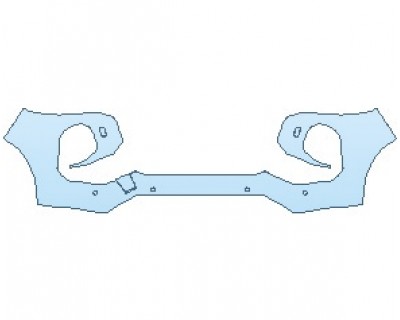 2023 MITSUBISHI OUTLANDER SE BUMPER WITH SENSORS AND WASHERS