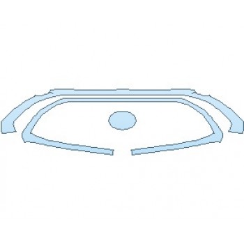 PAINT PROTECTION KIT - 2023 TOYOTA COROLLA CROSS L GRILLE - PRECUT PPF CLEAR BRA WRAP