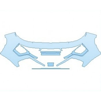 PAINT PROTECTION KIT - 2021 KIA SOUL GT-LINE TURBO BUMPER - PRECUT PPF CLEAR BRA WRAP