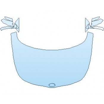 PAINT PROTECTION KIT - 2021 KIA SOUL GT-LINE FULL HOOD (NO WRAPPED EDGES) - PRECUT PPF CLEAR BRA WRAP