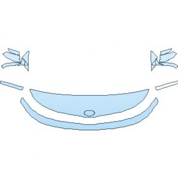 Precut PPF Kit – Clear Bra Paint Protection Film PAINT PROTECTION KIT - 2021 KIA SOUL GT-LINE TURBO HOOD 18 INCH (NO WRAPPED EDGES) - PRECUT PPF CLEAR BRA WRAP