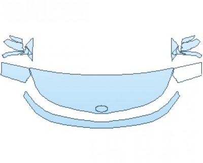 Precut PPF Kit – Clear Bra Paint Protection Film PAINT PROTECTION KIT - 2021 KIA SOUL GT-LINE HOOD (WRAPPED EDGES) - PRECUT PPF CLEAR BRA WRAP