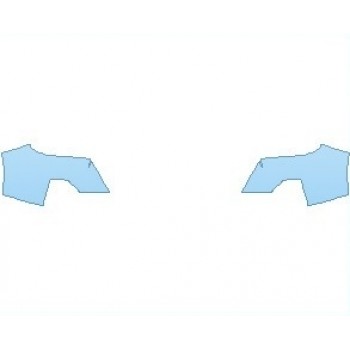2025 GMC CANYON ELEVATION STANDARD BUMPER UPPER - PRECUT PPF CLEAR BRA WRAP
