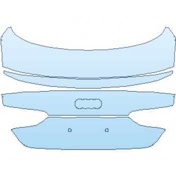 PAINT PROTECTION KIT - 2024 AUDI S5 PREMIUM SPORTBACK REAR DECK LID - PRECUT PPF CLEAR BRA WRAP