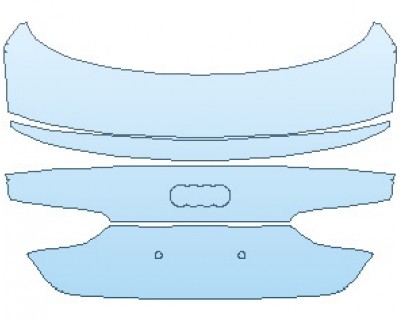 PAINT PROTECTION KIT - 2024 AUDI S5 PREMIUM SPORTBACK REAR DECK LID - PRECUT PPF CLEAR BRA WRAP