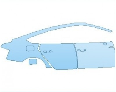 PAINT PROTECTION KIT - 2024 AUDI S5 PREMIUM SPORTBACK REAR QUARTER & DOORS RIGHT SIDE - PRECUT PPF CLEAR BRA WRAP