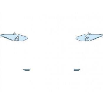 PAINT PROTECTION KIT - 2023 TOYOTA AVALON LIMITED LIGHTS REAR - PRECUT PPF CLEAR BRA WRAP