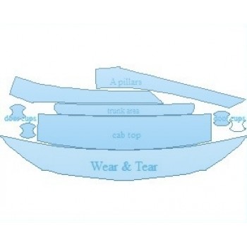 PAINT PROTECTION KIT - 2023 TOYOTA AVALON LIMITED COMMON WEAR AREA KIT - PRECUT PPF CLEAR BRA WRAP