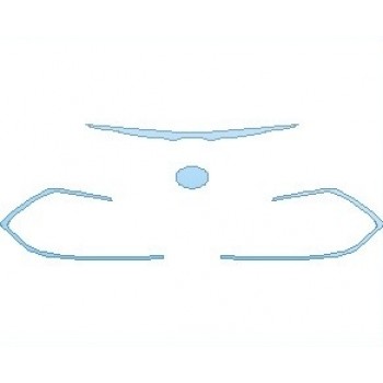 PAINT PROTECTION KIT - 2023 TOYOTA AVALON LIMITED GRILLE - PRECUT PPF CLEAR BRA WRAP