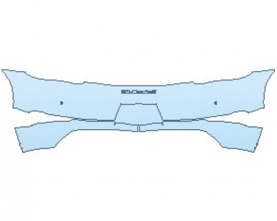 PAINT PROTECTION KIT - 2023 PORSCHE 718 BOXSTER GTS REAR BUMPER WITH 718 BOXSTER S EMBLEM & SENSORS - PRECUT PPF CLEAR BRA WRAP