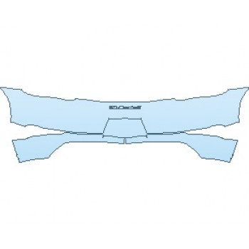 PAINT PROTECTION KIT - 2023 PORSCHE 718 BOXSTER GTS REAR BUMPER WITH 718 BOXSTER S EMBLEM - PRECUT PPF CLEAR BRA WRAP