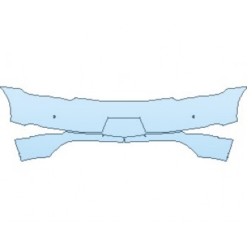 Precut PPF Kit – Clear Bra Paint Protection Film PAINT PROTECTION KIT - 2023 PORSCHE 718 BOXSTER GTS REAR BUMPER WITH SENSORS - PRECUT PPF CLEAR BRA WRAP