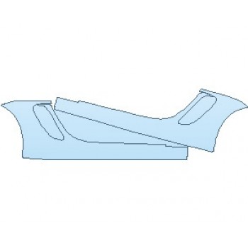 PAINT PROTECTION KIT - 2023 PORSCHE 718 BOXSTER GTS ROCKER PANELS - PRECUT PPF CLEAR BRA WRAP