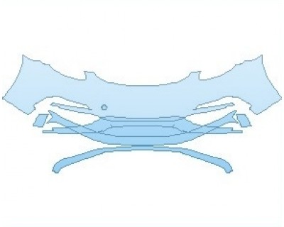 PAINT PROTECTION KIT - 2023 PORSCHE 718 BOXSTER GTS BUMPER - PRECUT PPF CLEAR BRA WRAP