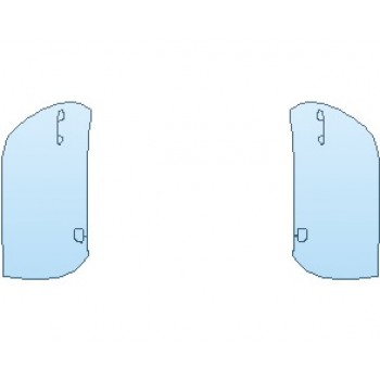 PAINT PROTECTION KIT - 2020 PORSCHE 718 BOXSTER GTS  DOORS - PRECUT PPF CLEAR BRA WRAP