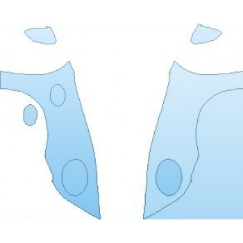 PAINT PROTECTION KIT - 2023 PORSCHE 911 CARRERA GTS CABRIOLET FULL FENDERS (WRAPPED EDGES) - PRECUT PPF CLEAR BRA WRAP