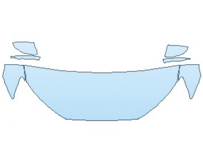 Precut PPF Kit – Clear Bra Paint Protection Film PAINT PROTECTION KIT - 2023 AUDI S3 PREMIUM PLUS HOOD (WRAPPED EDGES) - PRECUT PPF CLEAR BRA WRAP