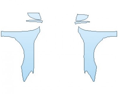 Precut PPF Kit – Clear Bra Paint Protection Film PAINT PROTECTION KIT - 2023 AUDI S3 PREMIUM PLUS FULL FENDERS (NO WRAPPED EDGES) - PRECUT PPF CLEAR BRA WRAP