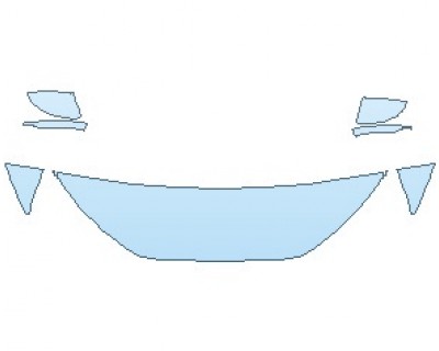 Precut PPF Kit – Clear Bra Paint Protection Film PAINT PROTECTION KIT - 2023 AUDI S3 PREMIUM PLUS HOOD 18 INCH (WRAPPED EDGES) - PRECUT PPF CLEAR BRA WRAP