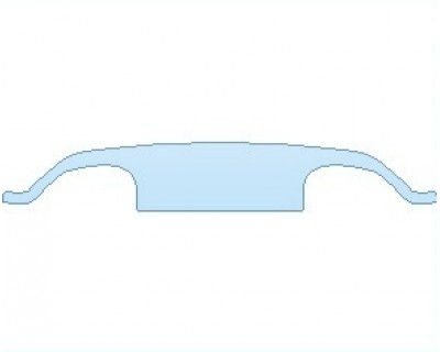 PAINT PROTECTION KIT - 2020 BMW M4 BASE COUPE REAR DIFFUSER - INVISIBLEMASK - 3M PAINT PROTECTION