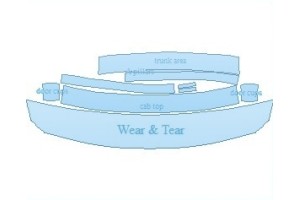 2015 BMW M4 BASE COUPE COMMON WEAR AREA KIT AREAS