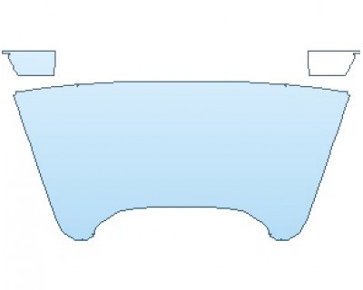 PAINT PROTECTION KIT - 2022 FERRARI F8 SPIDER REAR DECK LID - PRECUT PPF CLEAR BRA WRAP
