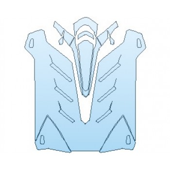 PAINT PROTECTION KIT - 2021 LAMBORGHINI AVENTADOR SVJ ROADSTER ENGINE COVER - PRECUT PPF CLEAR BRA WRAP