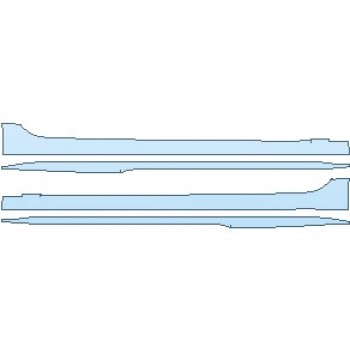 PAINT PROTECTION KIT - 2022 HYUNDAI ELANTRA N LINE ROCKER PANELS - PRECUT PPF CLEAR BRA WRAP