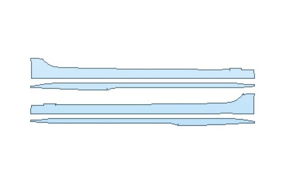 PAINT PROTECTION KIT - 2027 HYUNDAI ELANTRA N LINE ROCKER PANELS - PRECUT PPF CLEAR BRA WRAP