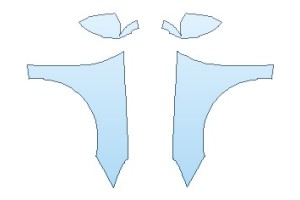2027 HYUNDAI ELANTRA N LINE FULL FENDERS (NO WRAPPED EDGES)